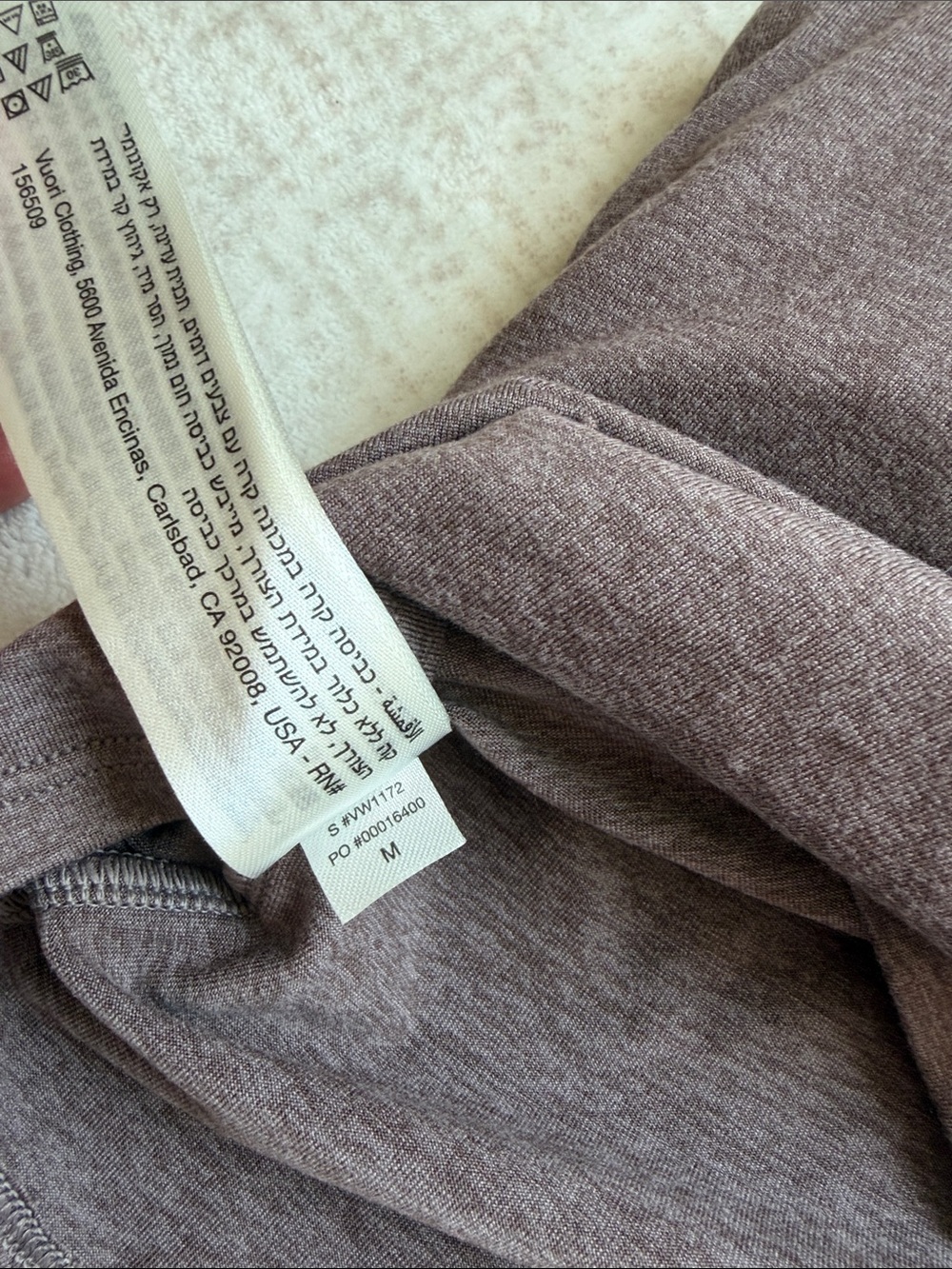 Vuori Women's Racerback Tank Top in Brown - Picture 2 of 4